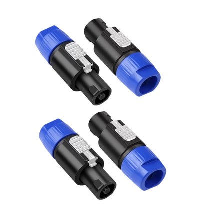 4pcs Speaker Cable Plug with Stress Relief Feature for 10-16 Gauge AWG Cables
