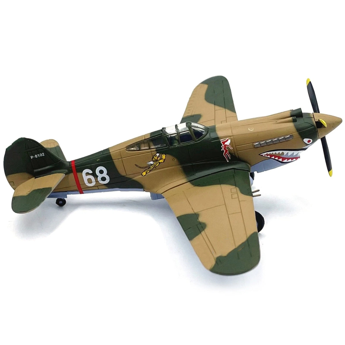 13.5cm Diecast Alloy 1/72 American P40 Fighter Aircraft Model Souvenir