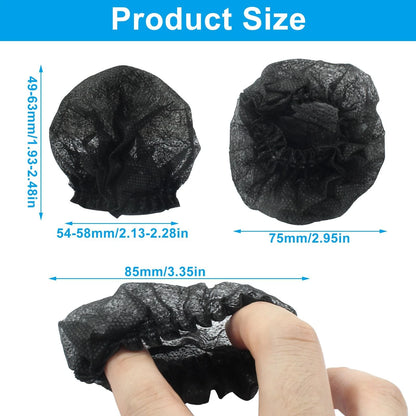 Waziaqoc 100 Pcs Disposable Microphone Hygiene Covers, Non-woven Mix color