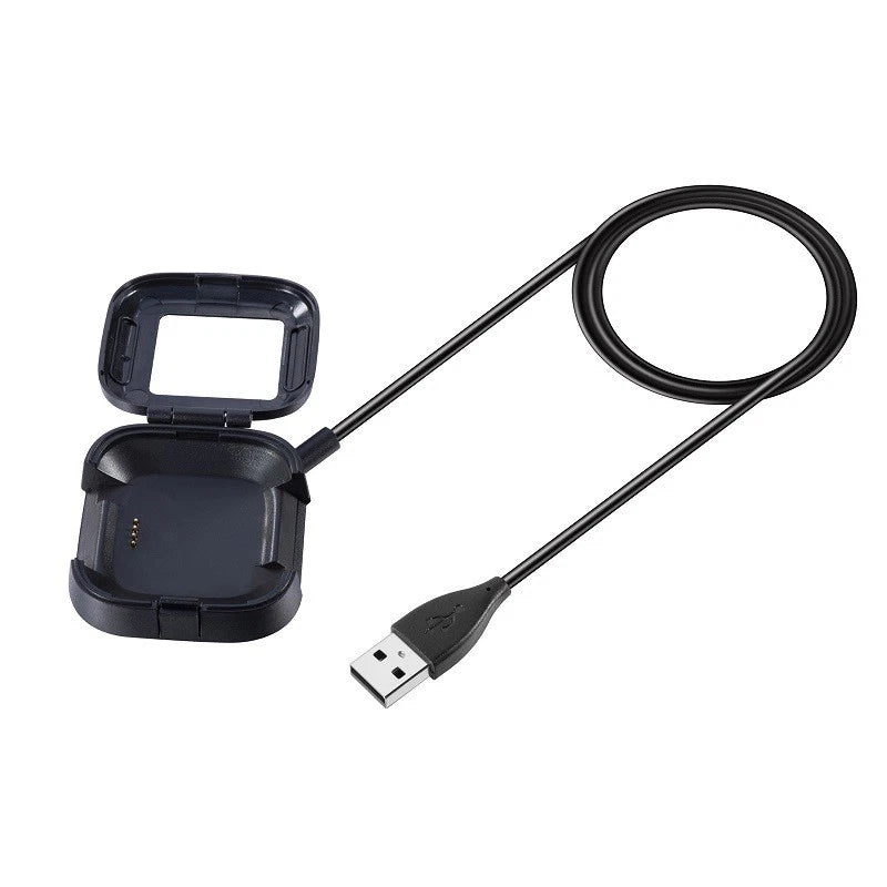 Smart Watch Charging Dock USB Cable Power Charger Case Box For Fitbit Versa 2