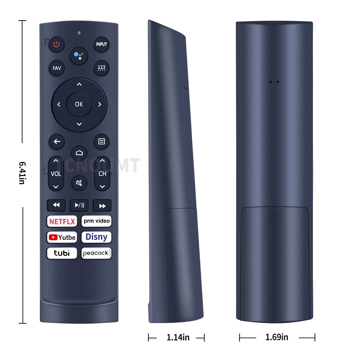 ERF3A90 Remote Control For Hisense Smart TV ERF3M90H ERF3V90H