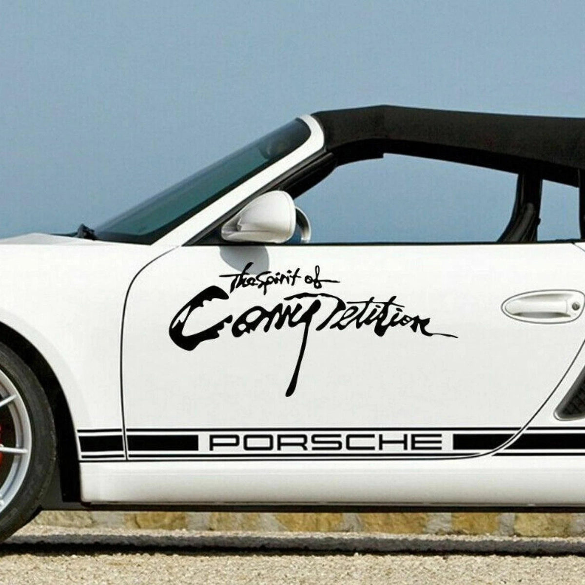 Waterproof The Spirit of Competition Reflective Car Auto Vinyl Decal Sticker