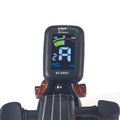 ENO MUSIC Professional Violin Viola Tuner, Colorful LCD Display Easy Black