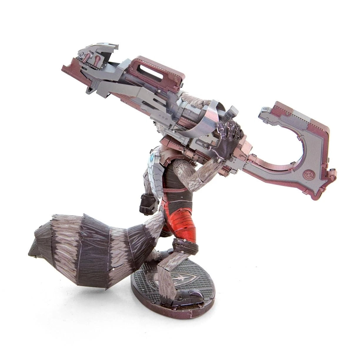 Metal Earth Guardians of The Galaxy Rocket 3.8 x 3.1 x inches, Multi