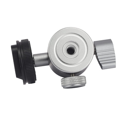 Camera Tripod Mini Ball Head Adapter 360 Degree Rotatable Pan 90°Tilt Black