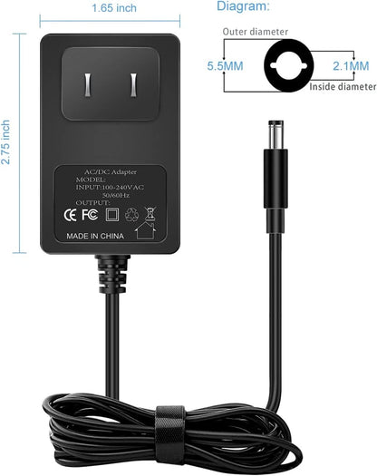 Night Owl Security Camera Power Adapter 12V 2A Compatible with 12V...