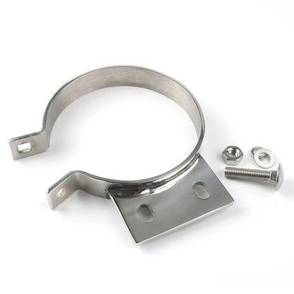 Peterbilt Exhaust Stack 5" Mount Bracket Clamp Chrome 379 359 1987-1993 10294