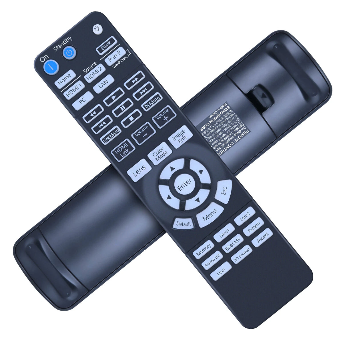 Replacement Remote Control For Epson 1656526 / 165652600 Projector