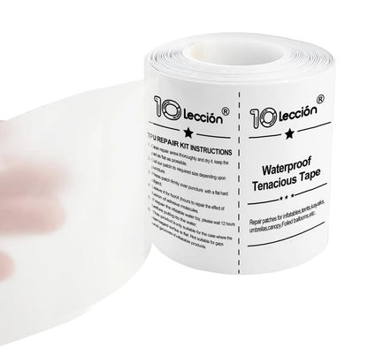 3 in x 7 ft Roll TPU Pool Patch Repair Kit for Air 3 x 7 ft, transparent