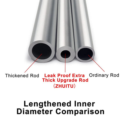 Airless Paint Sprayer Spray Gun Tip Extension Pole Rod 3 Pack Silver