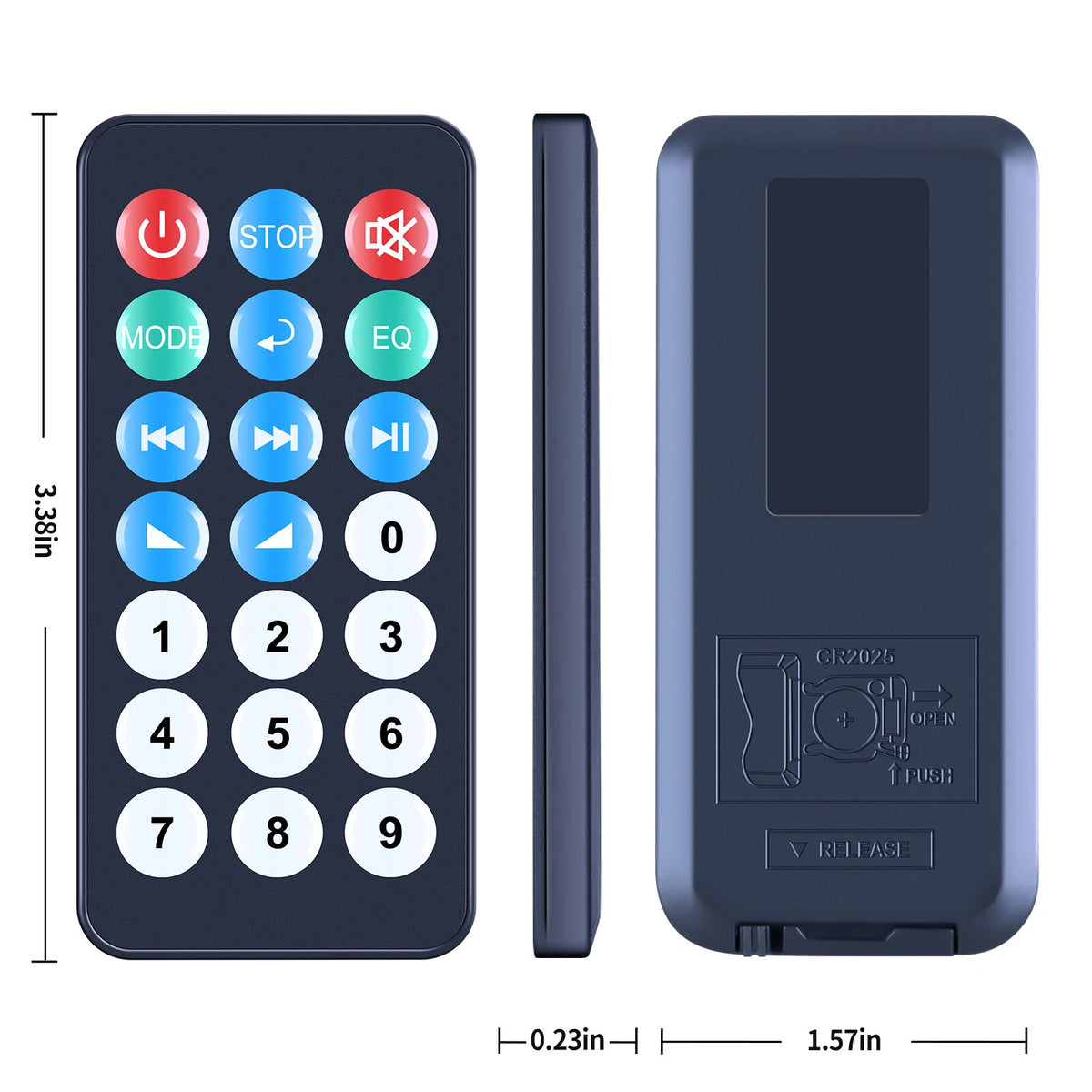 Remote Control For Pyle PPHP42B PHP28DJT PPHP1249KT Audio Speaker System -