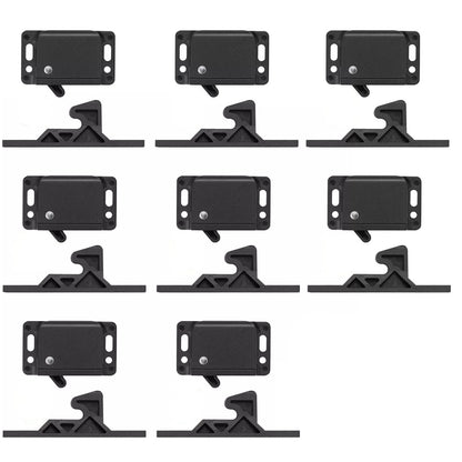 8 Pack Durable Cabinet Door Latch/RV Drawer Latches, 8 Pull Force Latch Holder