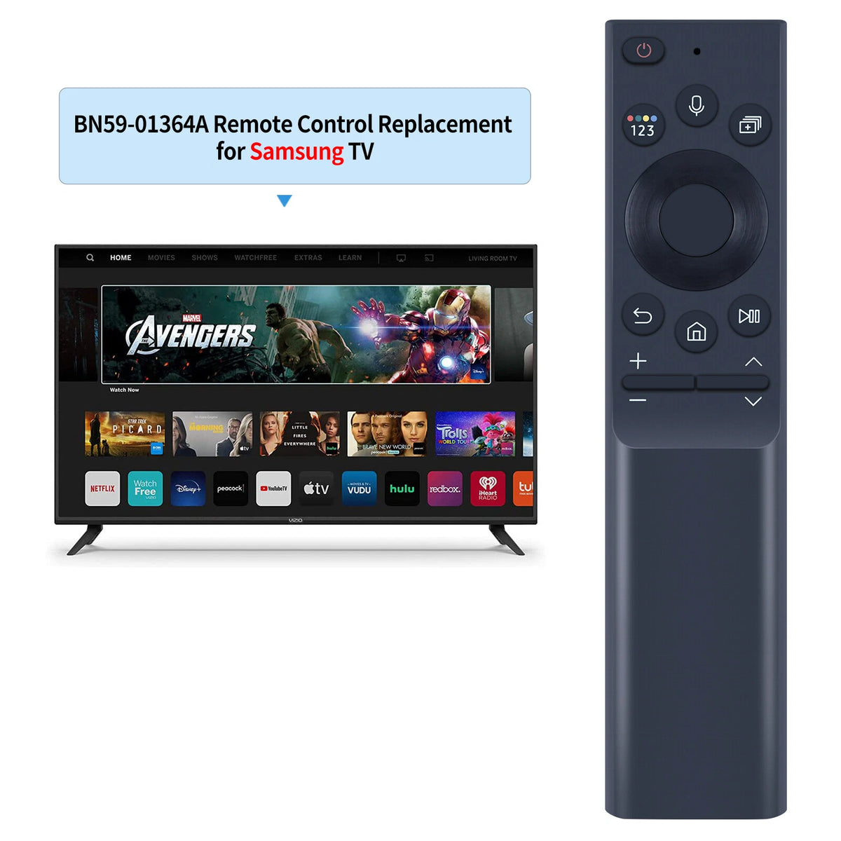 BN59-01364A For Samsung Smart TV Rechargeable Solar Power Remote Control
