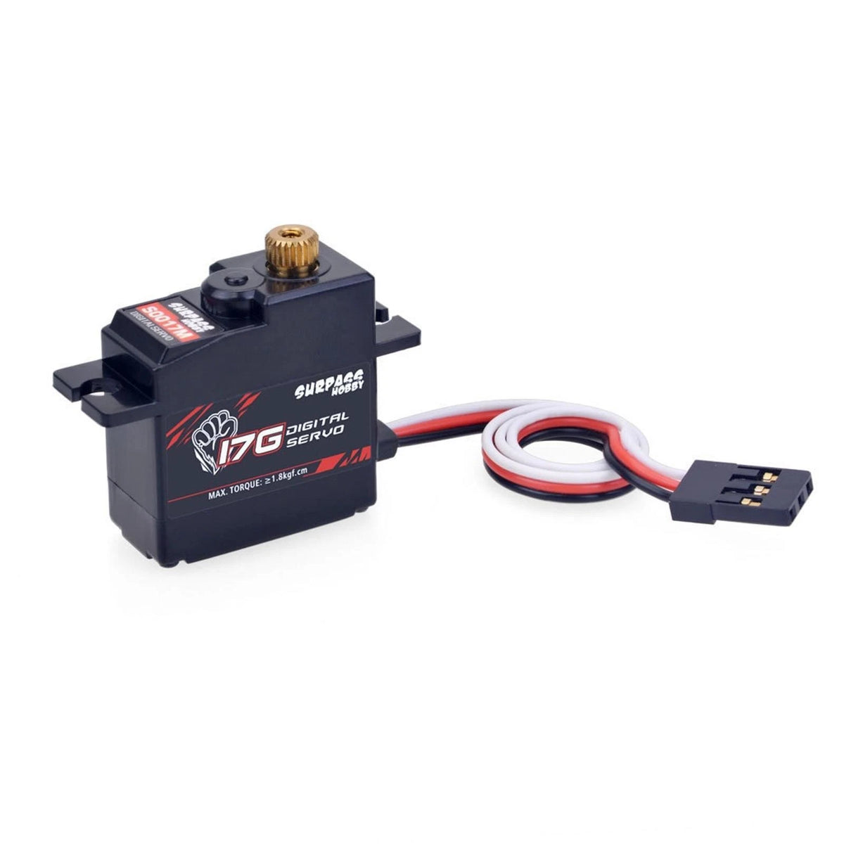 1/18 S0017M Micro Mini Servo 17G Metal Gear Digital Servo For RC Plane Boat Car