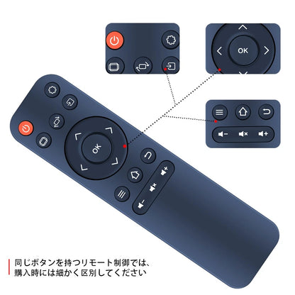 Replacement Remote Control For NICPOW Mini Portable Outdoor projector RD850