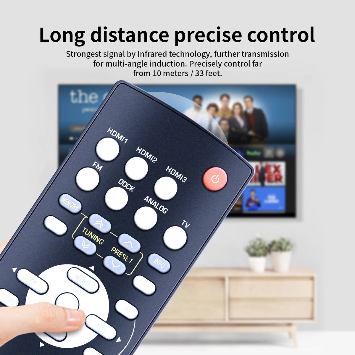 FSR30 WR87810 Replacement Remote Control For Yamaha Soundbar