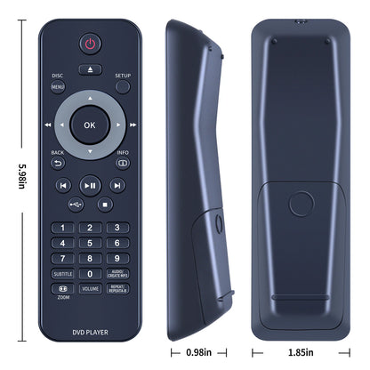 Remote Control For Philips DVP3520K DVP3560K DVP3962 DVP3980 DVP3982 DVD Player