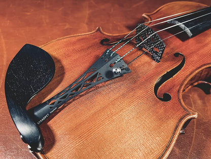 STRADPET Carbon Fiber Bridge 2.0 with an unique acoustic 4/4, 3/4, Black