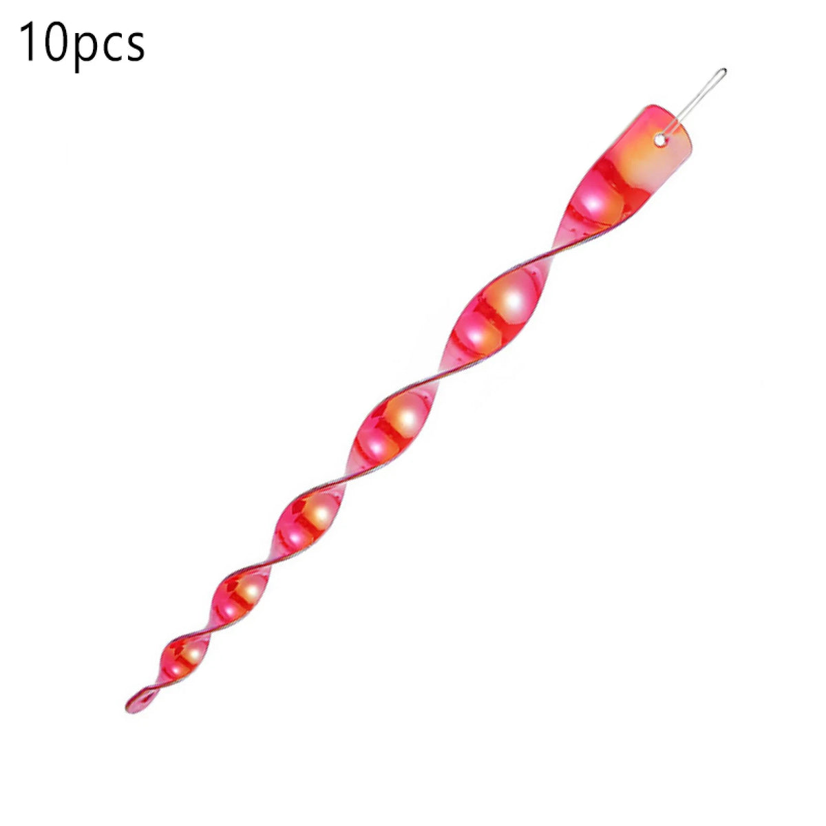 10Pcs Bird Repellent Reflective Scare Rods Spiral Deterrent Control Device Deco/