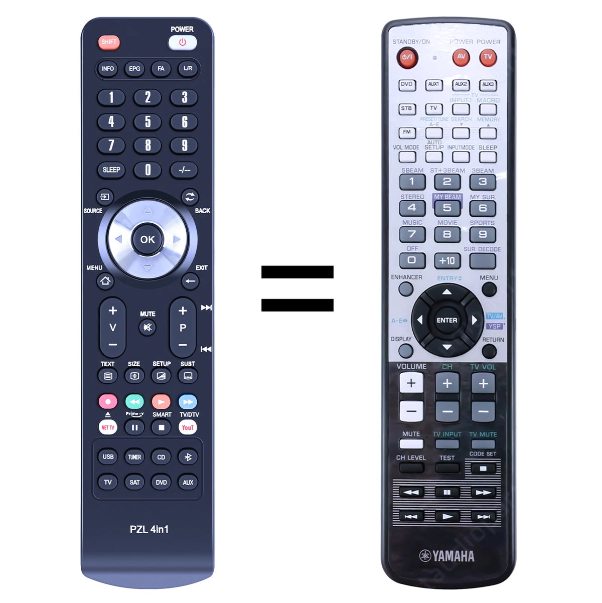 WJ55350 For Yamaha Replacement Remote Control HTY7040 YS-4000 YSP-1100