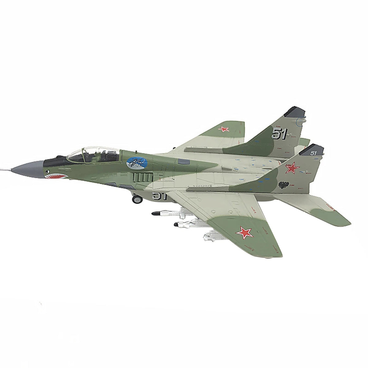1:100 Russian MIG-29 Aircraft Diecast Model Military Airplane Plane Ornaments