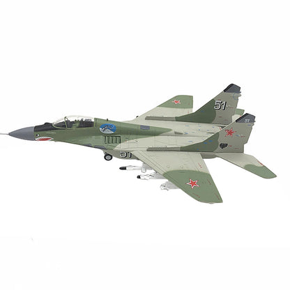 1:100 Russian MIG-29 Aircraft Diecast Model Military Airplane Plane Ornaments