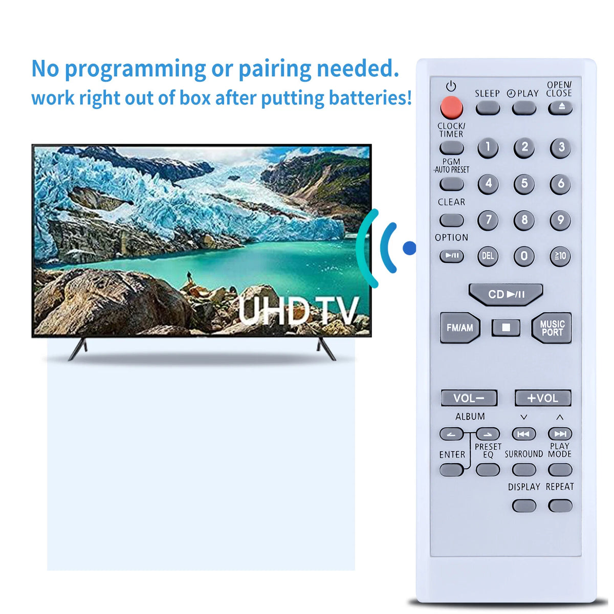N2QAYB000109 For Panasonic Audio System Remote Control SA-EN37 SC-EN37