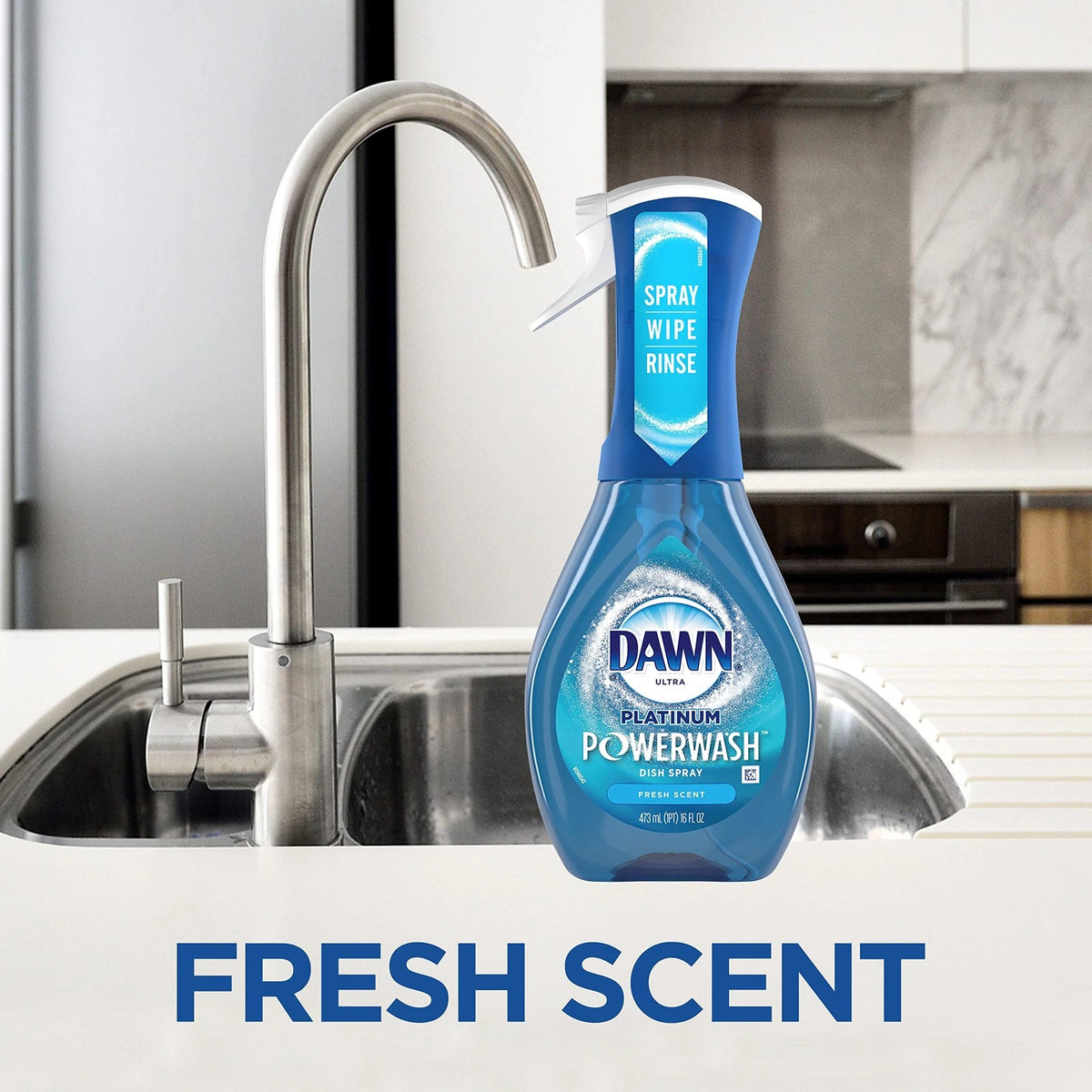 Dawn Powerwash Spray, Dish Soap, Dishwashing Liquid, 16 Fl Oz (Pack of 4)