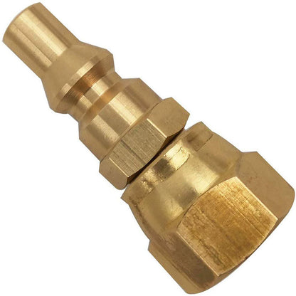 1lb Propane BBQ Grill Disposal Adapter Regulator for 1/4" Quick Connect Plug