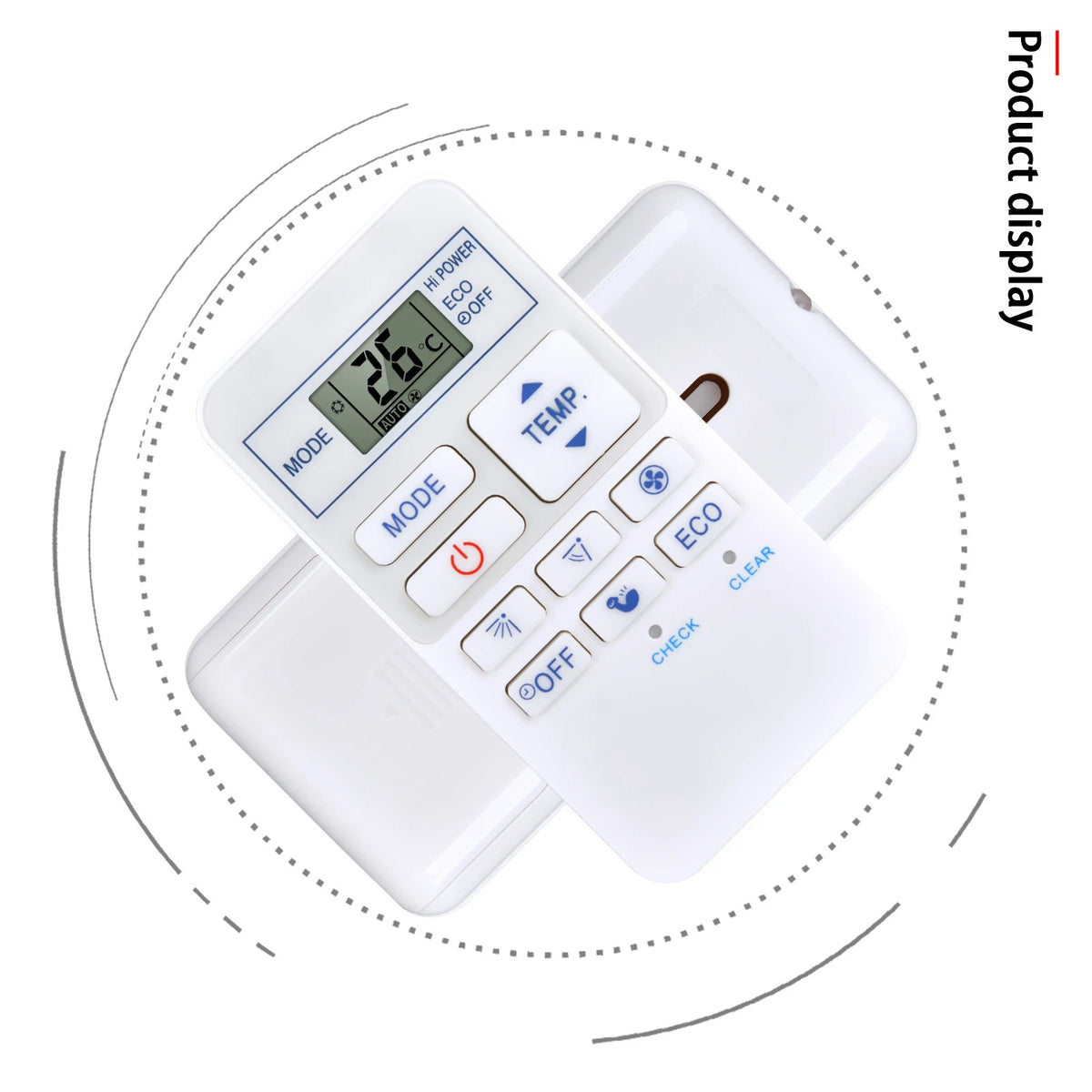Replacement Remote Control For Carrier Air Conditioner WC-UA04NE 43T6V694