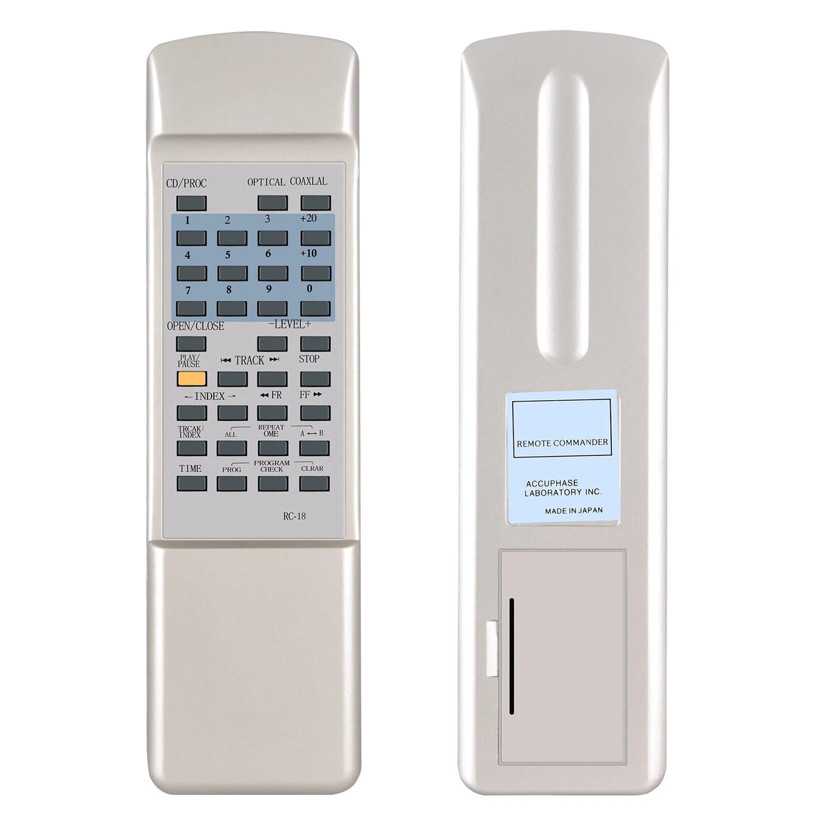 RC-18 Remote Control For Accuphase CD DP-11 DP-55 DP-60 DP-70V DP-75 DP-80L