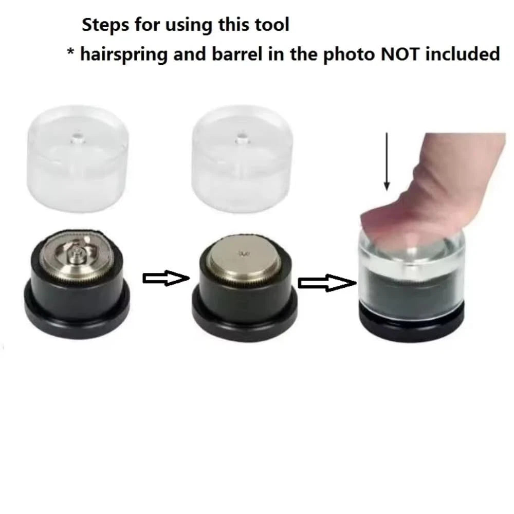 Plastic Watch Tool for Closing Mainspring Barrel