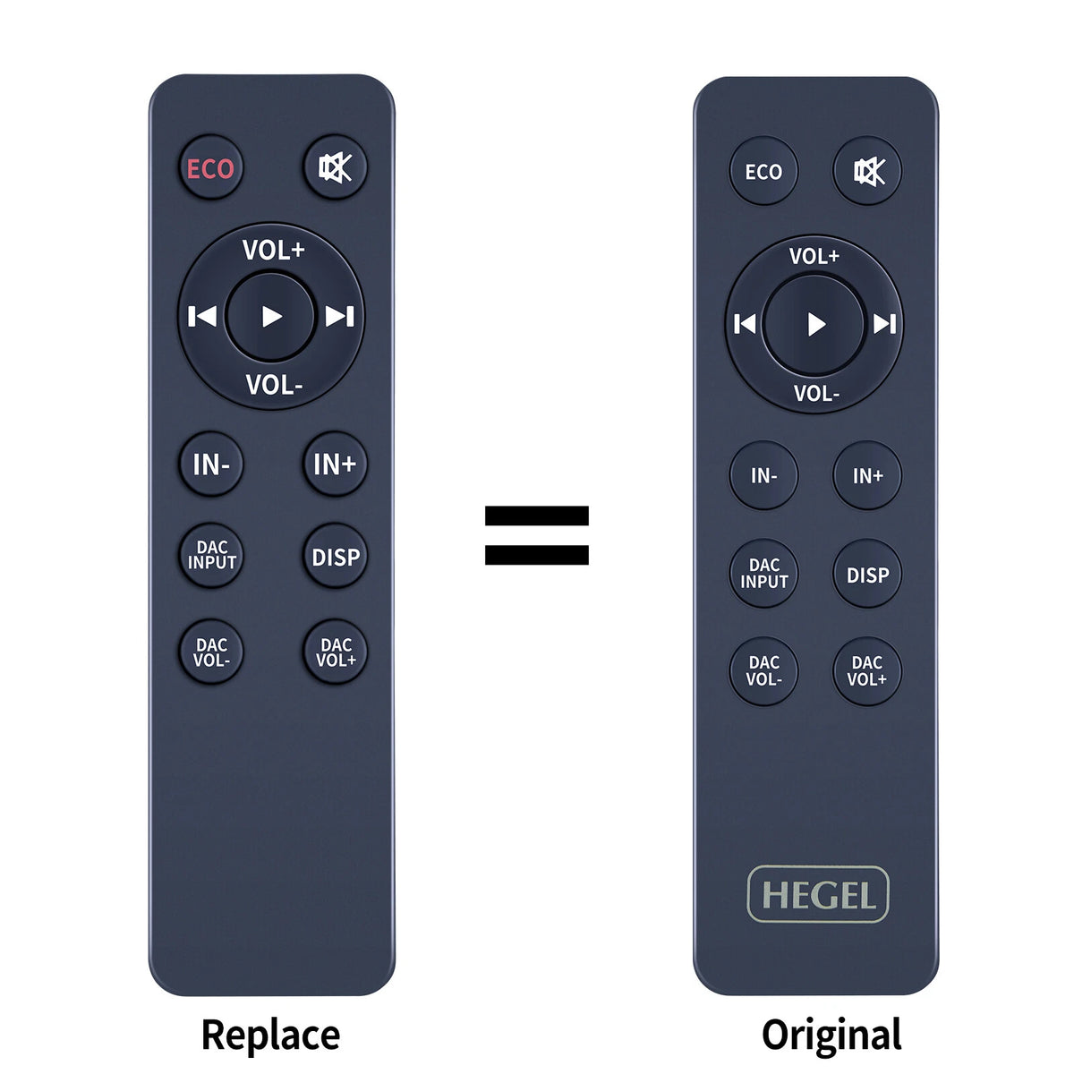RC10 Replacement Remote Control For Hegel Audio H90/H95
