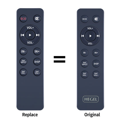 RC10 Replacement Remote Control For Hegel Audio H90/H95