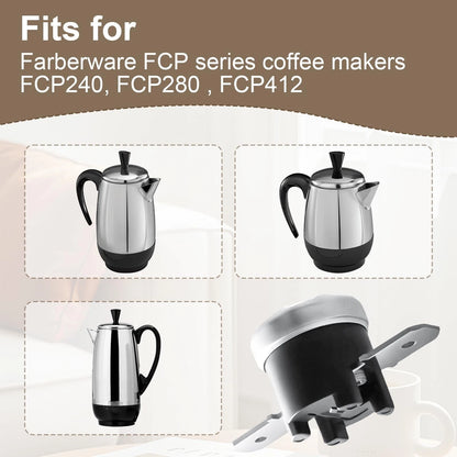 Coffee Percolator Thermostat P04-303 Fits Standard Size, Silver