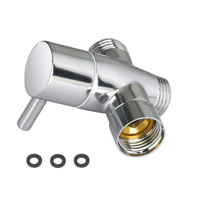 Solid Metal Water Divider 1/2in Connection for Handheld Fixed Head Switching