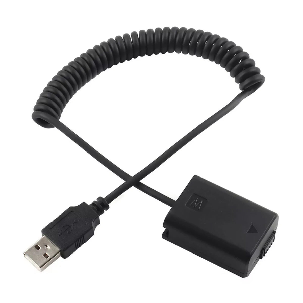 NP-FW50 Dummy Battery Adapter USB Cable for Sony A7, A7R, A7S, A7M Accessory