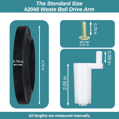 42048 Waste Ball Drive, 7 inches (W) x 10 (L) x 1 inch (H)