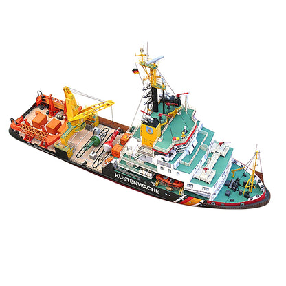 1:250 Germany Mellum Coast Guard Pollution Monitoring Ship Souvenir Gift For Kid