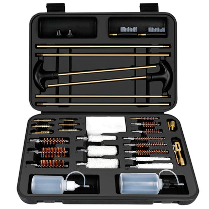 Laziiey Universal Gun Cleaning Kit, Rifle Set with Large, Black