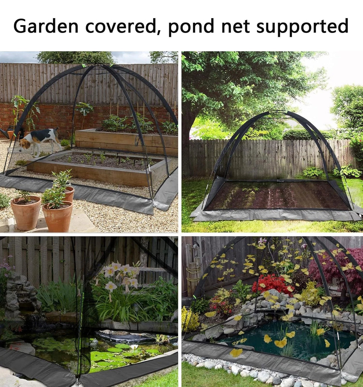 DIY Tent Pole, Replacement Greenhouse 17 inches- 36 packs( black)