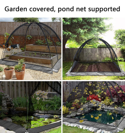 DIY Tent Pole, Replacement Greenhouse 17 inches- 36 packs( black)