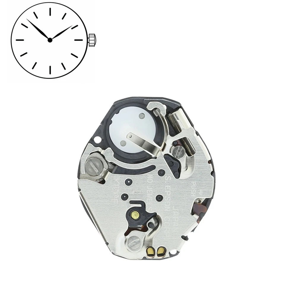 2.99mm Thickness 2-Hand Repalcement Quartz Watch Movement For Epson Y120E/ Y120