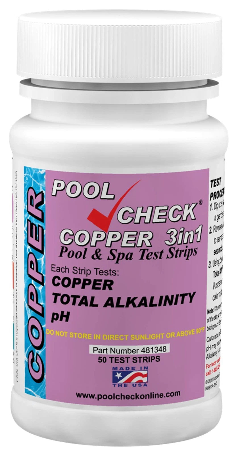Industrial Test Systems 481348 Copper 3 in 1 Pool Check | Made USA | 3 1