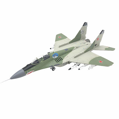 1:100 Russian MIG-29 Aircraft Diecast Model Military Airplane Plane Ornaments