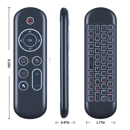 Remote Control For 2.4G & BT5.2 DUAL MODE Wireless Air Mouse and Keyboard
