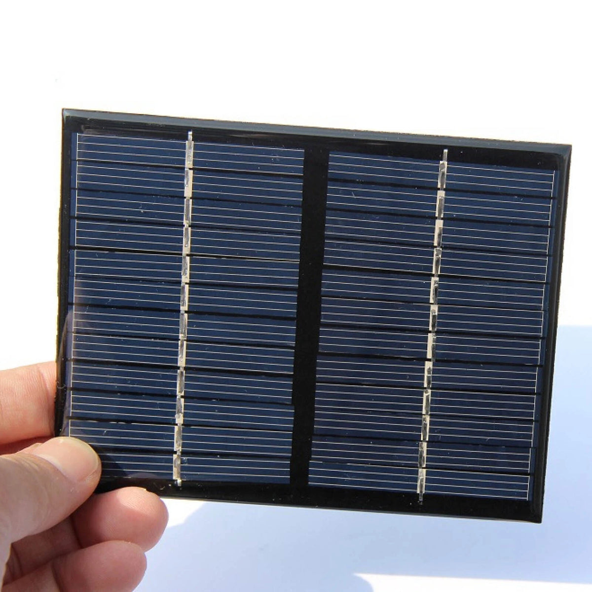 2Pack 12V 1.5W Solar Panel Small Cell Module Epoxy Mobile DC Battery Charger DIY