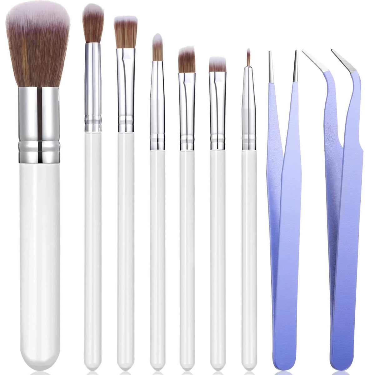 Sinmoe 10 Pieces Cake Candy Decorating Brushes Tools Cookie M, Macaron Color