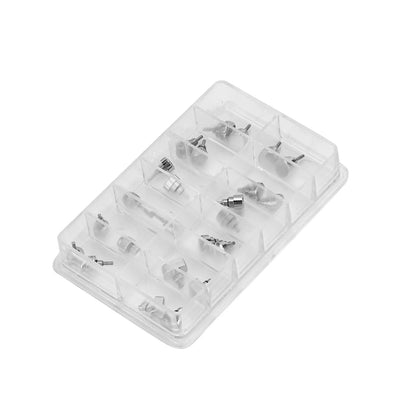 24Pcs Replacement Stainless Steel Watch Push Press Button Assortment Watchmaker