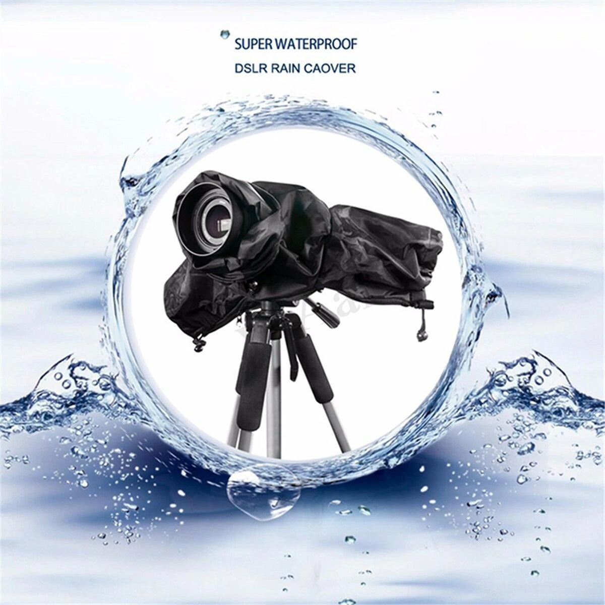 Universal Nylon DSLR Camera Rain Protective Cover Rain Photo Sleeve Protector